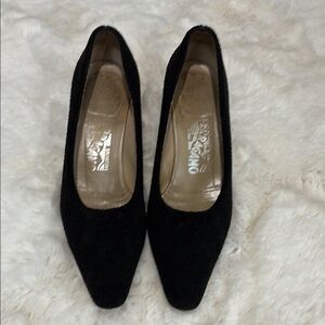 Salvatore Ferragamo Black Heels 8.5